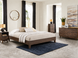 Calverson Mocha Platform Bedroom Set