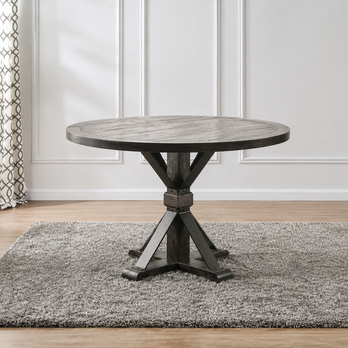 Alfred Antique Black/Ivory 5-Piece Dining Room Set