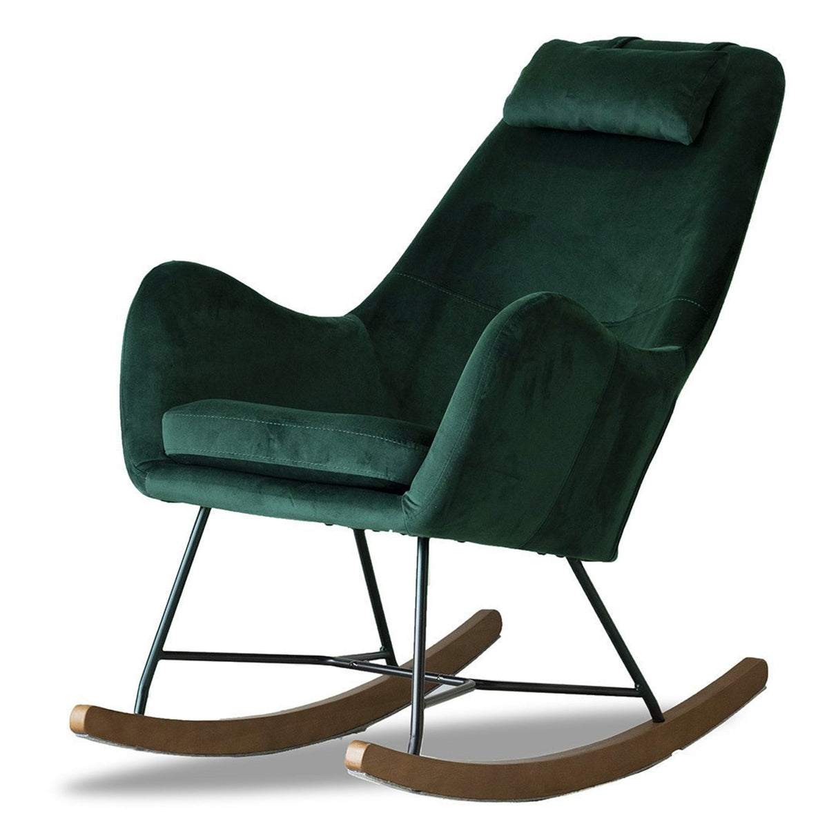 Chelsea Green Velvet Rocking Chair from Ashcroft Furniture - Luna Furniture