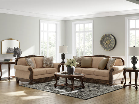 Chelsworth Sofa and Loveseat in Golden from Ashley - Luna Furniture