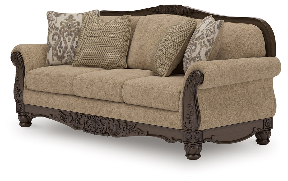 Chelsworth Sofa and Loveseat in Golden from Ashley - Luna Furniture