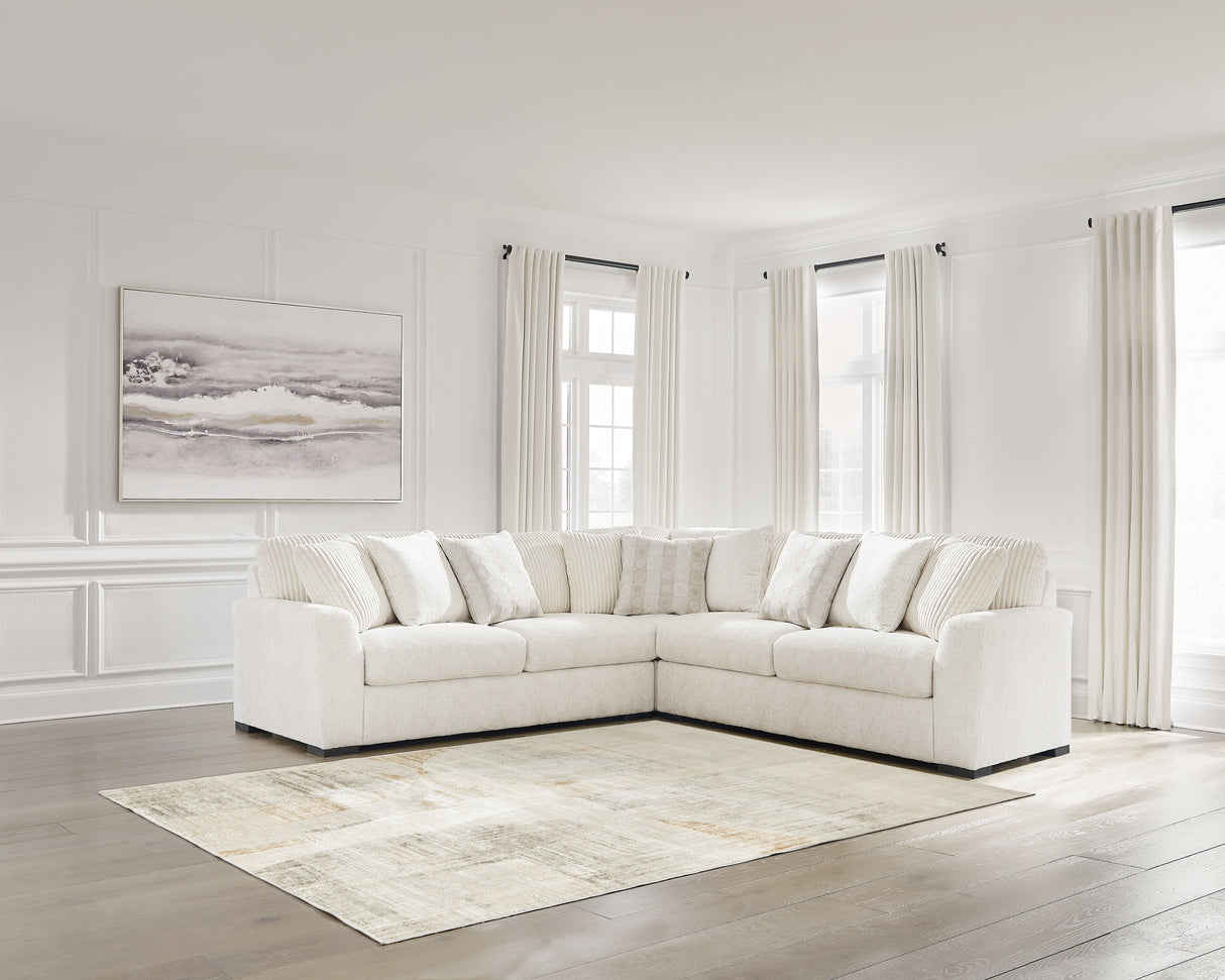 Chessington Ivory 3-Piece Sectional from Ashley Furniture - Luna Furniture