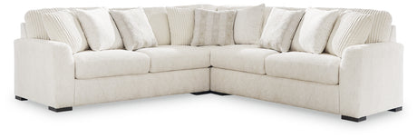 Chessington Ivory 3-Piece Sectional from Ashley - Luna Furniture