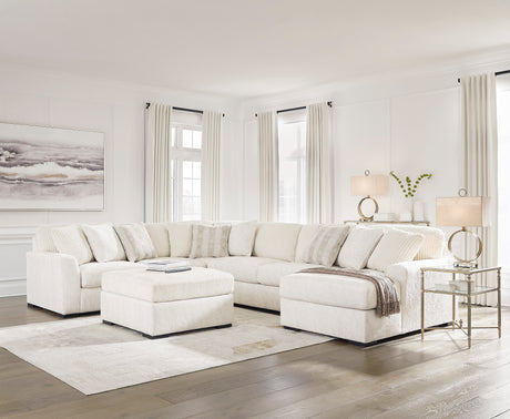 Chessington Ivory 4-Piece RAF Chaise Sectional from Ashley - Luna Furniture