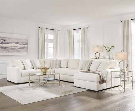 Chessington Ivory 4-Piece RAF Chaise Sectional from Ashley - Luna Furniture