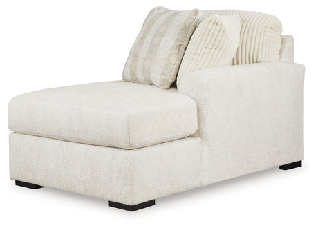 Chessington Ivory 4-Piece Sectional with Ottoman in Ivory from Ashley - Luna Furniture