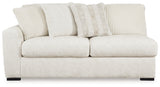 Chessington Ivory 4-Piece Sectional with Ottoman in Ivory from Ashley - Luna Furniture