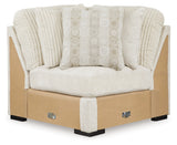 Chessington Ivory 4-Piece Sectional with Ottoman in Ivory from Ashley - Luna Furniture