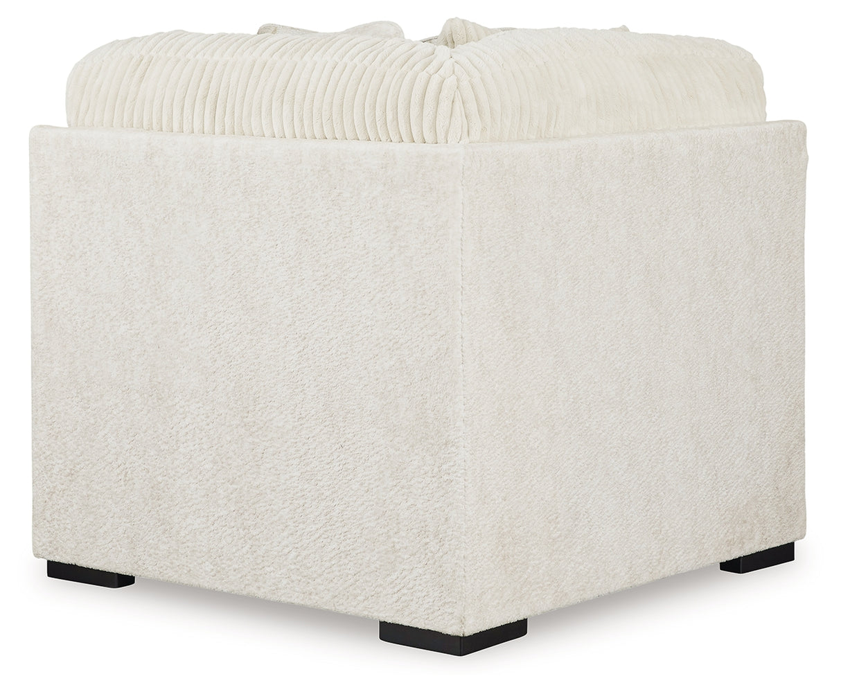 Chessington Ivory 4-Piece Sectional with Ottoman in Ivory from Ashley - Luna Furniture