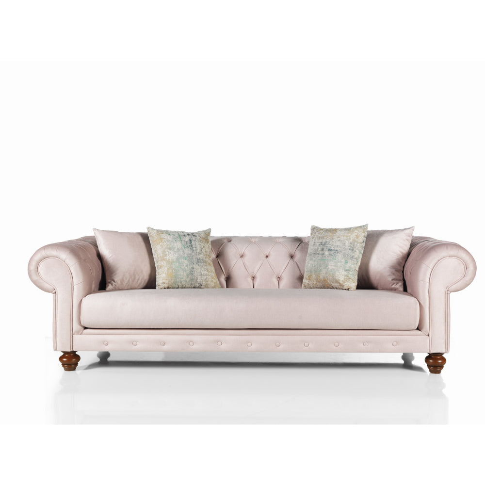 Chester Cream Stationary Living Room Sofa from Furnia - Luna Furniture