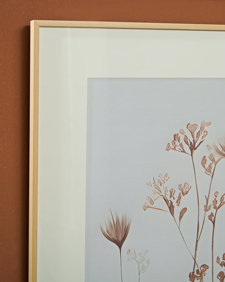 Chettings Beige/Gray/Blush Wall Art (Set of 4) from Ashley Furniture - Luna Furniture