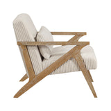 Chevron Beige Accent Chair from Homelegance - Luna Furniture