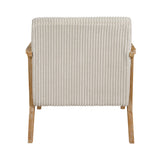 Chevron Beige Accent Chair from Homelegance - Luna Furniture
