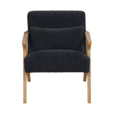 Chevron Black Accent Chair from Homelegance - Luna Furniture