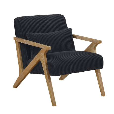 Chevron Black Accent Chair from Homelegance - Luna Furniture