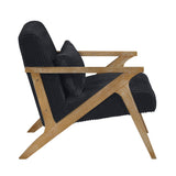 Chevron Black Accent Chair from Homelegance - Luna Furniture