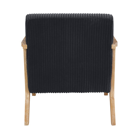 Chevron Black Accent Chair from Homelegance - Luna Furniture