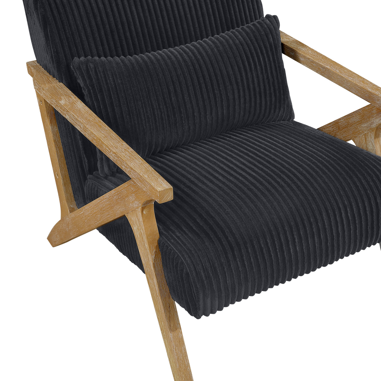 Chevron Black Accent Chair from Homelegance - Luna Furniture