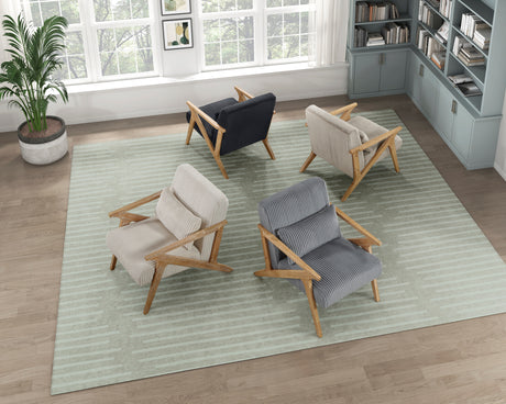 Chevron Black Accent Chair from Homelegance - Luna Furniture