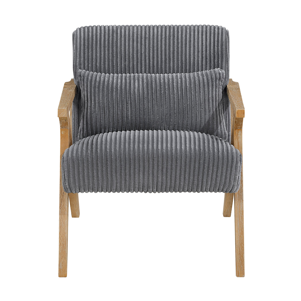Chevron Gray Accent Chair from Homelegance - Luna Furniture