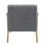 Chevron Gray Accent Chair from Homelegance - Luna Furniture