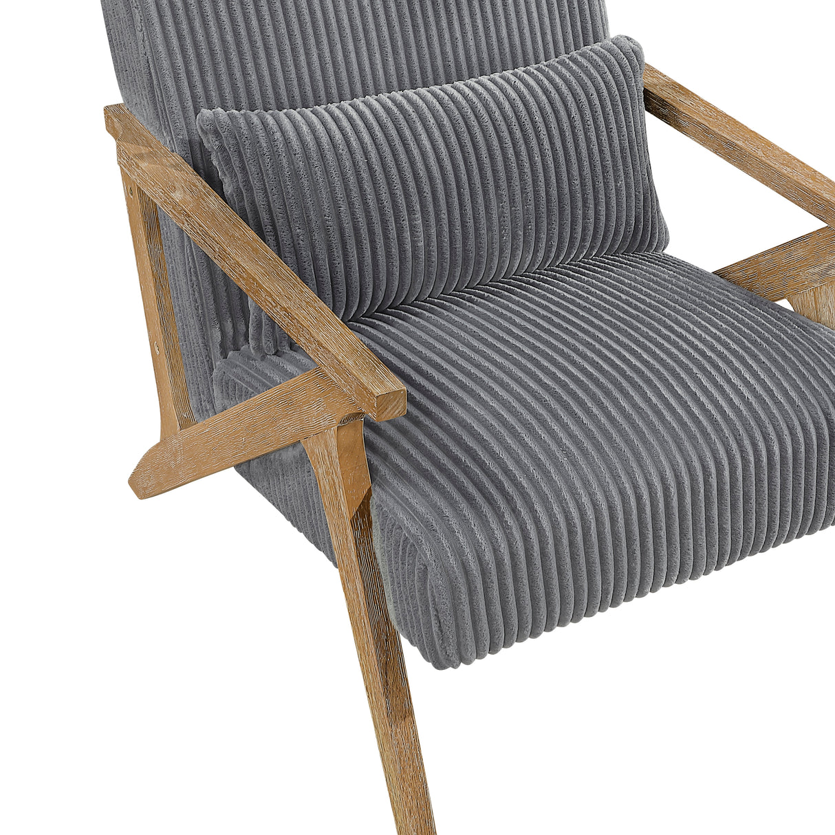 Chevron Gray Accent Chair from Homelegance - Luna Furniture