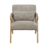 Chevron Taupe Accent Chair from Homelegance - Luna Furniture