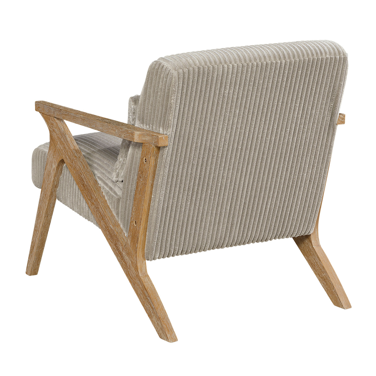 Chevron Taupe Accent Chair from Homelegance - Luna Furniture