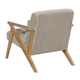 Chevron Taupe Accent Chair from Homelegance - Luna Furniture