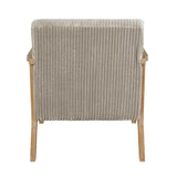 Chevron Taupe Accent Chair from Homelegance - Luna Furniture