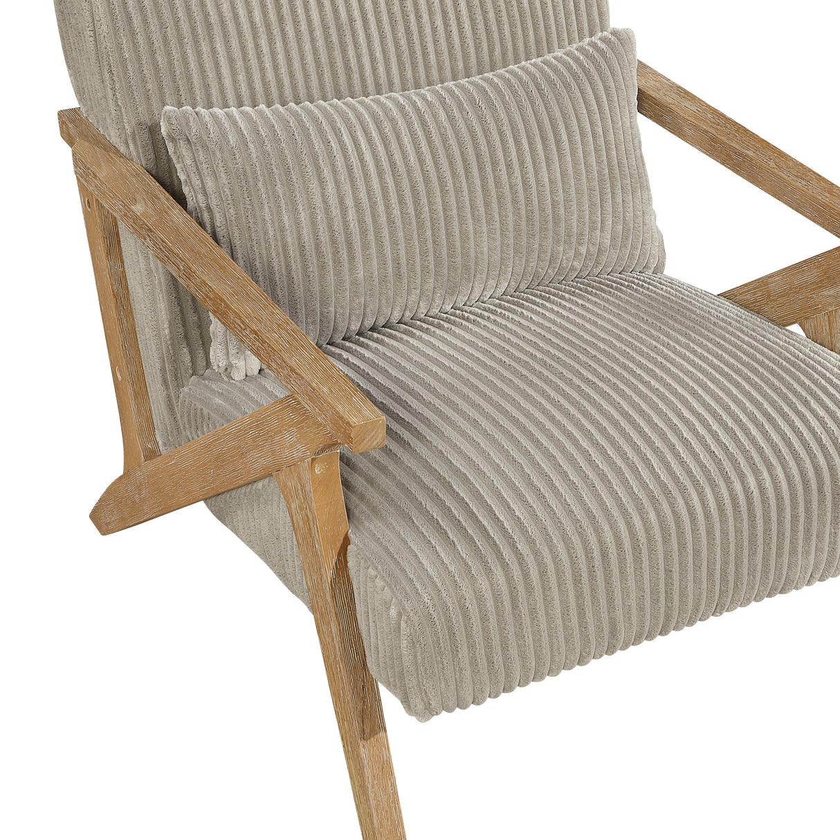 Chevron Taupe Accent Chair from Homelegance - Luna Furniture