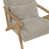 Chevron Taupe Accent Chair from Homelegance - Luna Furniture