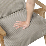 Chevron Taupe Accent Chair from Homelegance - Luna Furniture
