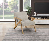 Chevron Taupe Accent Chair from Homelegance - Luna Furniture
