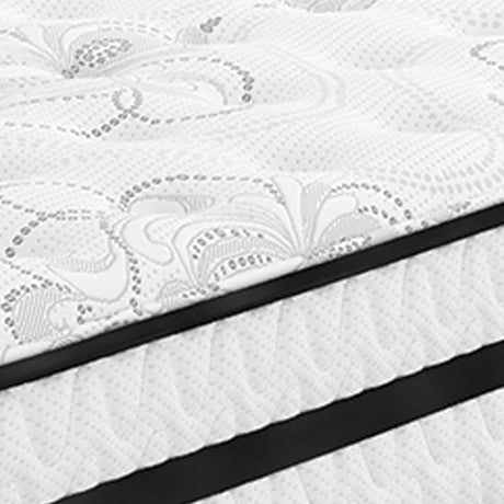 Chime 10 Inch Hybrid Mattress with Adjustable Base in White from Ashley - Luna Furniture