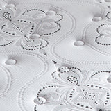 Chime 10 Inch Hybrid Mattress with Adjustable Base in White from Ashley - Luna Furniture