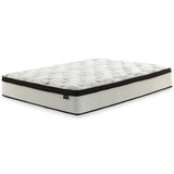 Chime 12 Inch Hybrid Mattress with Foundation in White from Ashley - Luna Furniture