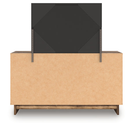 Chirason Brown Dresser and Mirror from Ashley - Luna Furniture