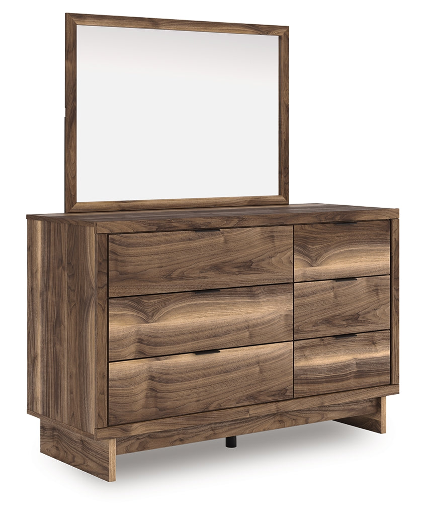 Chirason Brown Dresser and Mirror from Ashley - Luna Furniture