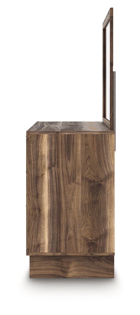 Chirason Brown Dresser and Mirror from Ashley - Luna Furniture