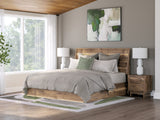 Chirason Brown King Panel Bed with Storage from Ashley - Luna Furniture