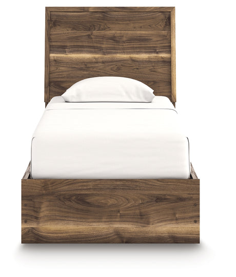 Chirason Brown Twin Panel Bed from Ashley - Luna Furniture
