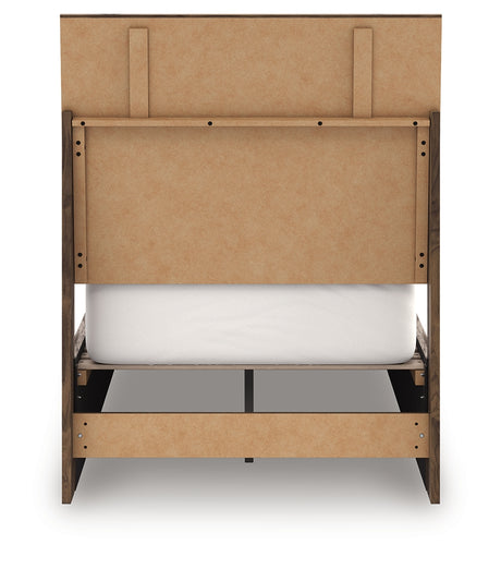 Chirason Brown Twin Panel Bed from Ashley - Luna Furniture