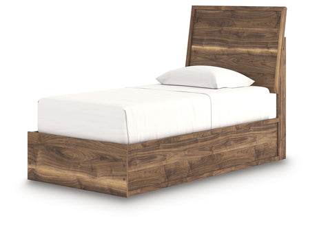 Chirason Brown Twin Panel Bed from Ashley - Luna Furniture