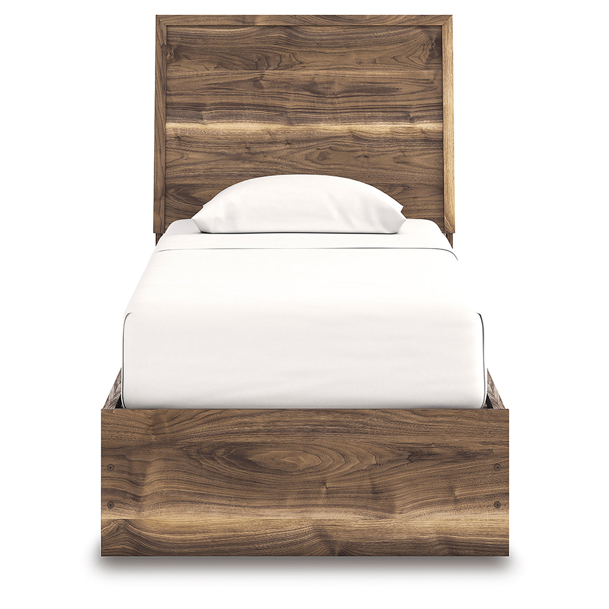 Chirason Brown Twin Panel Bed with Storage from Ashley - Luna Furniture