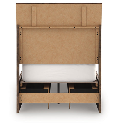Chirason Twin Panel Bed with Storage from Ashley - Luna Furniture