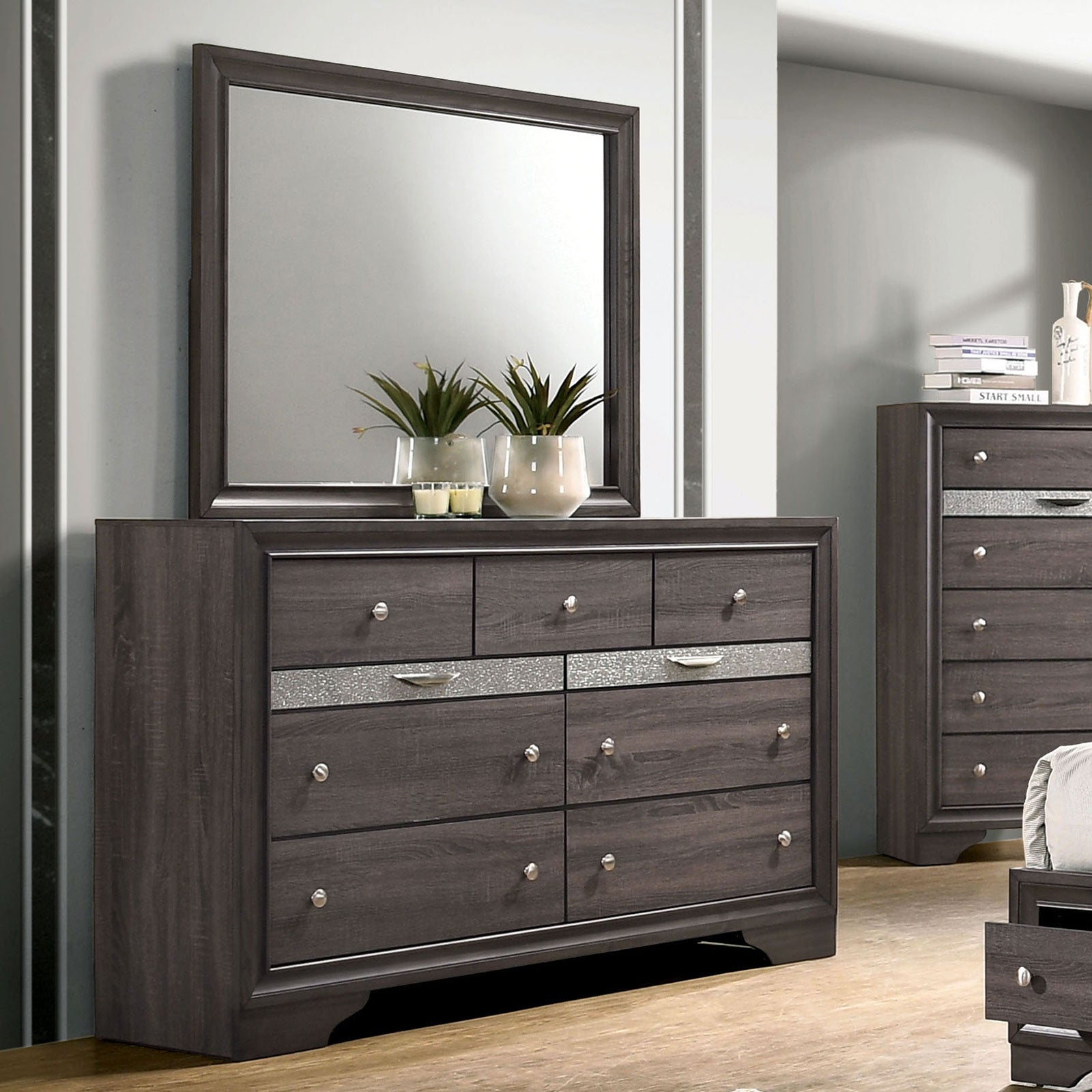 Furniture of America Chrissy Gray Dresser | Ornate Home Furniture of America Chrissy Gray Dresser | Ornate Home