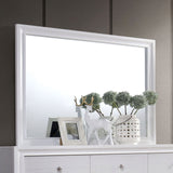 Chrissy White Mirror (Mirror Only) from Furniture of America - Luna Furniture