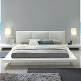 Christie White California King Bed from Furniture of America - Luna Furniture