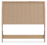 Cielden Full Panel Headboard with Mirrored Dresser in Two-tone from Ashley Furniture - Luna Furniture